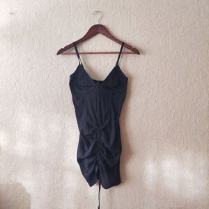 PrettyLittleThing Black Mini Dress Size 4